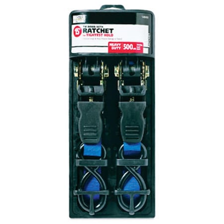 Trade Of Amta 1 in. x 15 ft. Ratchet Tie Down, 2PK 548485